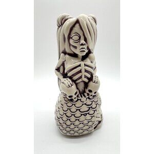 Tiki Farm Black Lagoon Griselda Zombie Mermaid Tiki Mug Candy 8" Purple Glaze